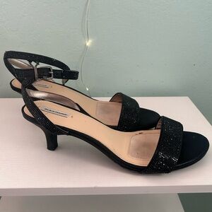 Alex Marie Black Sparkle Heels size 9.5